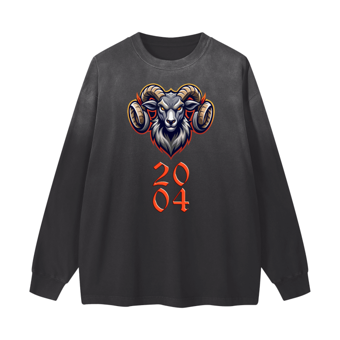 Class of 2004 Acid Wash Long Sleeve Tee