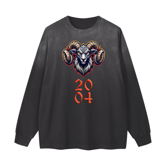 Class of 2004 Acid Wash Long Sleeve Tee